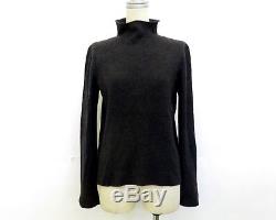 100% Auth HERMES Ladies 100% Cashmere Long Sleeves Turtleneck Sweter Tops Italy