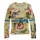 1993ss Jean Paul Gaultier Flower Botanical Mesh Shirt Top Size 48 Rare