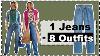 1 Pair Of Jeans 8 Stunning Fashion Forward Outfits You Must Try Now