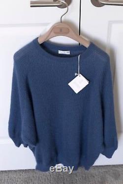 2017/18 Brunello Cucinelli Sweater top blue long sleeve Size M New with tags