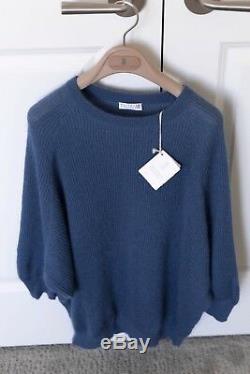 2017/18 Brunello Cucinelli Sweater top blue long sleeve Size S New
