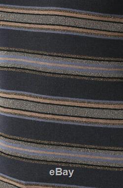 2018 Brunello Cucinelli Striped Metallic Top long sleeve Size S