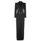 2022 Women's Fall Lapel Office Ladies Dress Sexy Double Breasted Long Dress