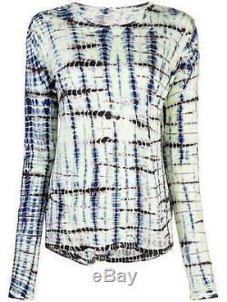 $325 Proenza Schouler Tie Dye Long Sleeve Top Blouse US M