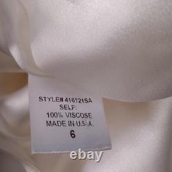ADAM LIPPES Blouse White Ladies Long Sleeve Top UK6 NEW RRP430