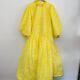 Ashish Yellow Ladies Long Sleeve Oversized Embellished Dress Size Uk M New
