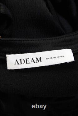 Adeam Womens Parachute Long Sleeve Top Black Size M