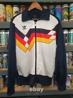Adidas Germany 1990 Mens Medium Tracksuit Jacket Track Top Vintage Rare Retro
