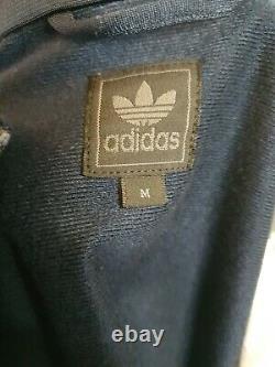 Adidas Germany 1990 Mens Medium Tracksuit Jacket Track Top Vintage Rare Retro