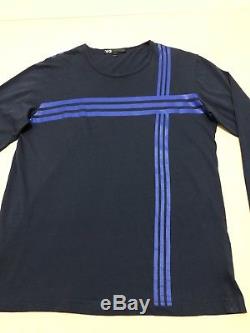 Adidas Y-3 Yohji Yamamoto Shirt Mens Size Large Exc Cond Long Sleeves Top