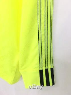 Adidas x Alexander Wang Long Sleeve Soccer Jersey Top CW0504 Yellow L New