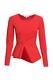Alexander Wang Red Knit Wrap Top Red Long Sleeve Size Xs