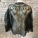 Antique Victorian Black Lace Bell Sleeve Top Jacket Long Sleeve Sheer