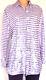 Ashish Purple/white Sequin Embellished Button Down Long Sleeves Shirt Size Xl