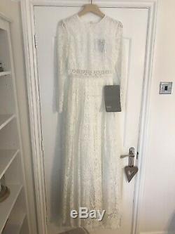 Asos Bridal/Wedding Lace Long Sleeve Crop Top Maxi Dress