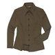 Auth Fendi Vintage Logos Pequin Stripe Long Sleeve Shirt Tops Sz 38 Us M 1544m