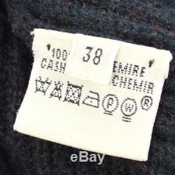 Auth HERMES by MARGIELA Vintage Long Sleeve Tops Knit Sweater Navy #38 Y02180c