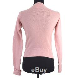 Authentic CHANEL Vintage CC Camellia Logos Long Sleeve Tops Pink #36 GS01278e