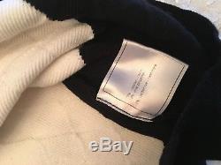 Authentic Chanel Vintage Cambon Sweater Top CC Logo White/black Long Sleeve Sz46