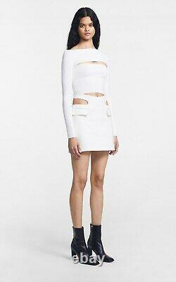 Authentic Dion Lee Two Piece Tube Top in White & Black. SIZES AU 6, 8, 10, 12