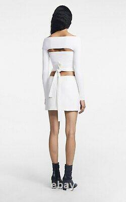 Authentic Dion Lee Two Piece Tube Top in White & Black. SIZES AU 6, 8, 10, 12