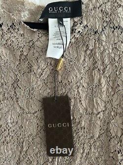 Authentic Gucci Lace womens shirt top xl us 14 IT 50 NEW WithTags