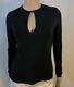 Authentic Gucci Womens Top Blouse Shirt Black Long Sleeve Size It 40 Us S