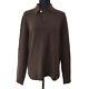 Authentic Hermes Vintage Logos Long Sleeve Tops Brown Cashmere #l Y03131b