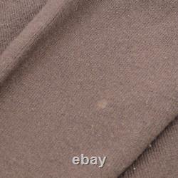 Authentic HERMES Vintage Logos Long Sleeve Tops Brown Cashmere #L Y03131b