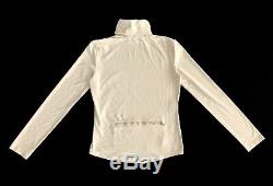 Authentic Women's PRADA Sport Stretch Thermo Long Sleeve Top Blouse Beige Size M