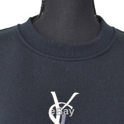 Authentic Yves Saint Laurent Vintage Long Sleeve Tops Black #M AK29023