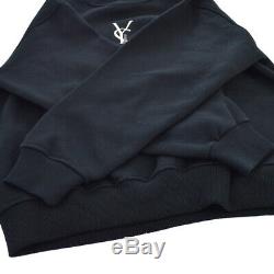 Authentic Yves Saint Laurent Vintage Long Sleeve Tops Black #M AK29023