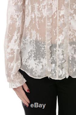 BALENCIAGA New Woman Long sleeve Silk Blend top made in Italy NWT