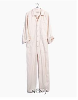 BNWT NEW MADEWELL shop As Ever Long Sleeve Coveralls Jumpsuit top Sz LARGE