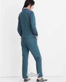 BNWT NEW MADEWELL shop Sherpa Long Sleeve Coveralls Jumpsuit top Sz SMALL