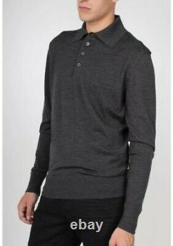 BNWT RRP £590 TOM FORD wool sweater long sleeve polo top size 50 uk/usa 40 or L