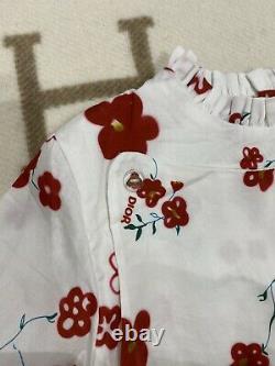 BNWT Toddler Girls Baby Dior 6Y Floral Tunic Top Long Sleeve Tee Shirt RRP $650