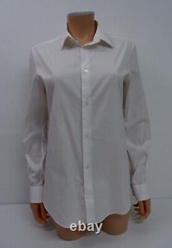 Balenciaga Womens Shirt Size 39 White Long Sleeve Blouse Top Immaculate