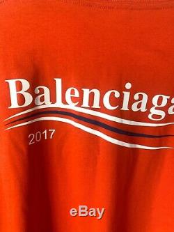 Balenciaga men long sleeve tshirt top sizes in photos by tape 100% authentic