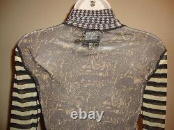 Beautiful, Uber Rare New Jean Paul Gaultier Maille Top In Iconic Mesh Fabric