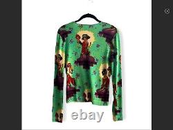 Beautiful vintage Christian Dior by John Galliano Long Sleeve Top, size 8, Rare