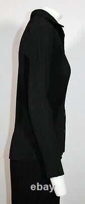 Black Issey Miyake Long Sleeve Top Size M