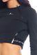 Bnwt Adidas Stella Mccartney Long Sleeve Run Crop Top Black S