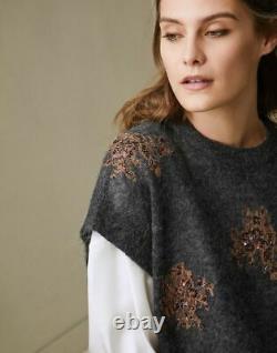 Brunello Cucinelli Sweater top sleeveless lightweight sweater Size M
