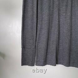 Brunello Cucinelli Women's Sz US L Gray 100% Wool Monili Beaded Sweater Top