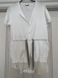 Bruno Cuccinelli White Cotton Top Size XS