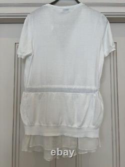 Bruno Cuccinelli White Cotton Top Size XS