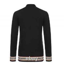 Burberry Ladies Icon Stripe Detail Merino Wool Long-sleeve Sweater, Brand Size