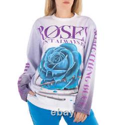 Burberry Rose Print Long Sleeve T-Shirt