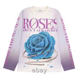 Burberry Rose Print Long Sleeve T-Shirt